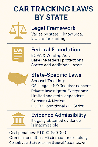 car tracking law